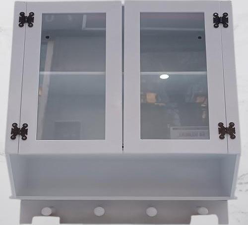 Hobi ADN 90351 Model Dekoratif Terek Ecza Dolap MDF Parlak Beyaz Lake El Yapım
