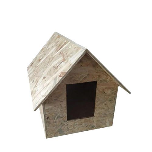 Kedi Evi Dış Ortam Uygun Ahşap Kedi Evi OSB 50x50x35 cm - CAT45