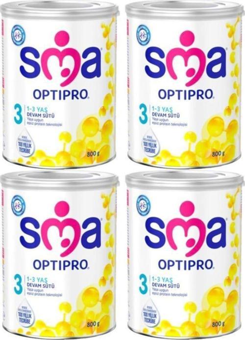 800 Gr 3 Numara Optipro Çocuk Devam Sütü X 4 Adet