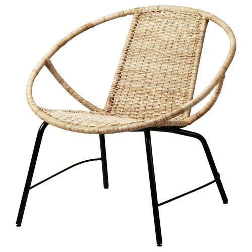 Beyaz Modern Berjer Koltuk - rattan koltuk