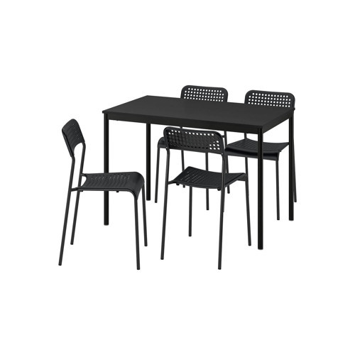 Siyah Modern Yemek Masası - mutfak masası takımı