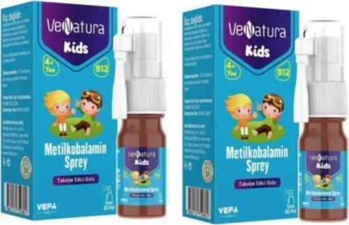 Kids B12 Metilkobalamin 5 ml 60 Puf Sprey 2 Adet