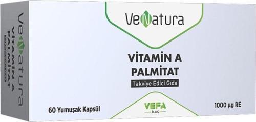 Vitamin A Palmitat Takviye Edici Gıda 60 Yumuşak Kapsül