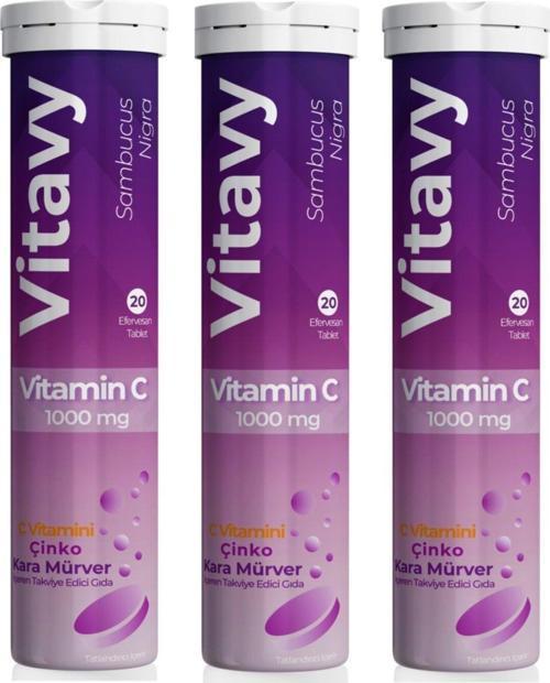 Sambucus Nigra C Vitamini 1000 Mg 3x20 Efervesan Tablet
