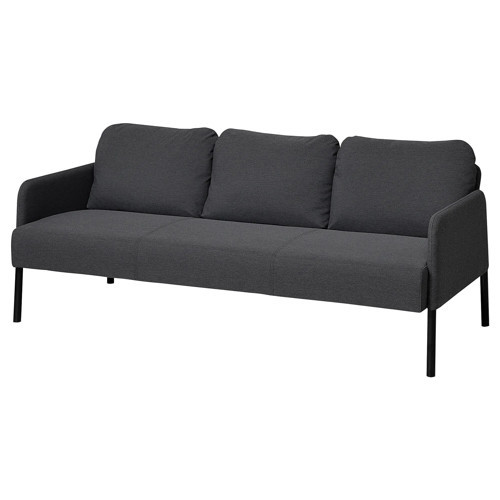 Gri Modern Kanepe - 3'lü kanepe