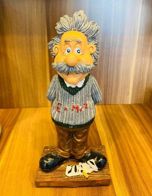 Albert Einstein Dekoratif Biblo Dekor Obje