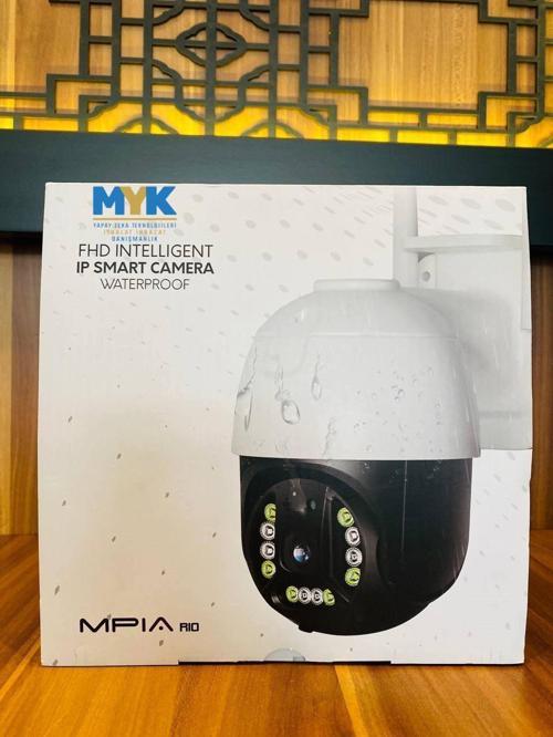Hareket Sensörlü 3 Megapixel IP Su Geçirmez Kamera Gece Görüş 360 Panorama İki Yönlü Ses
