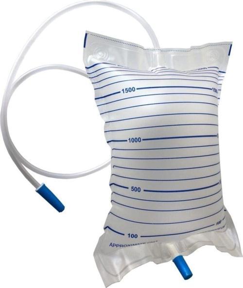 T Musluklu Idrar Torbası 2000 Ml 10 Ad