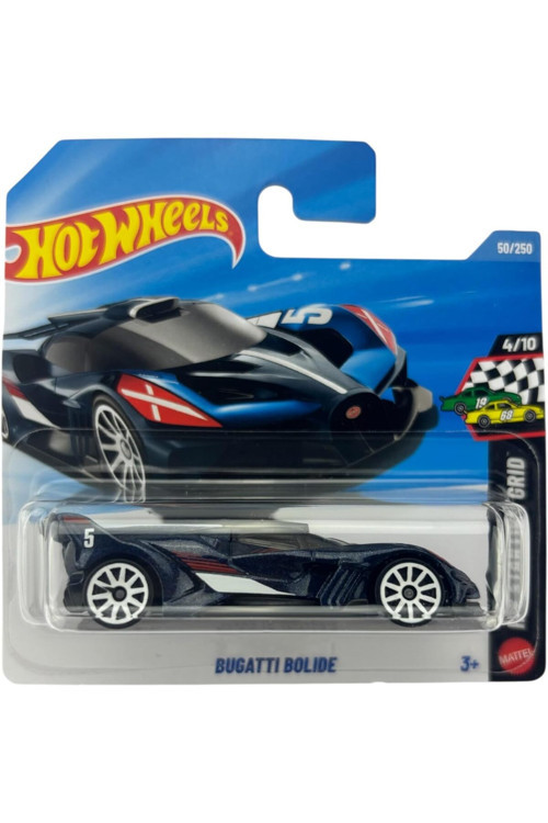 Bugatti Bolide – Mavi Beyaz Yarış Arabası Diecast Model 50/250
