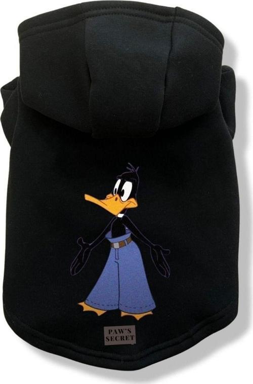 Kedi Ve Köpek Kıyafeti Sweatshirt Hoodie - Süper Daffy Duck L