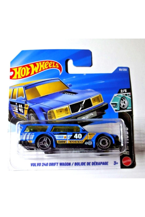 Volvo 240 Drift Wagon 69/250 2/5 HW Wagons Mavi Drift Canavarı Koleksiyonluk