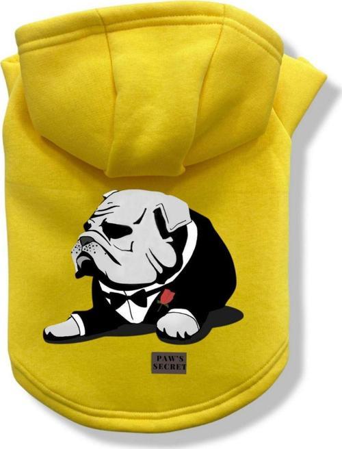 Köpek Kıyafeti Köpek Sweatshirt Hoodie Köpek Ürünleri Kedi Kıyafeti - Godfather L