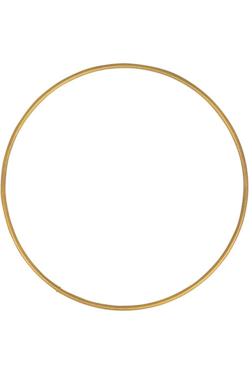 38 Cm Dokulu Mat GOLD Makrome Halka Metal Kasnak | Düş Kapanı, Kapı & Duvar Süsü Yapımı DIY