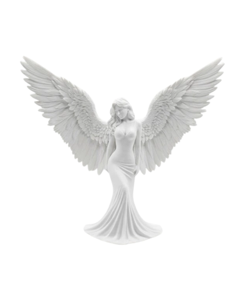 DEKORATİF MELEK İNSAN FİGÜRLÜ 3D HEYKEL BİBLO MODERN EV DEKORU