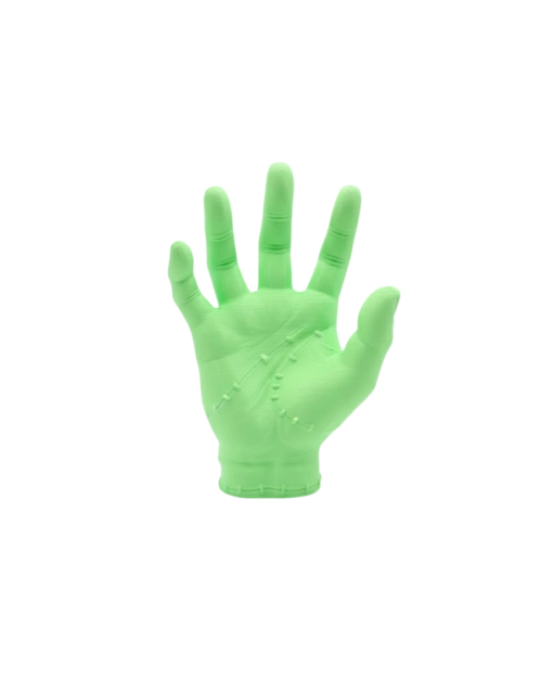3D DEKORATİF YEŞİL EL OBJE 27X22 CM SANATSAL VE İDDİALI AKSESUAR