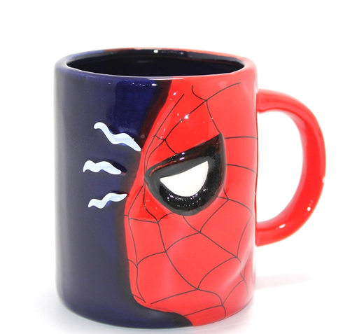 3D SPİDERMAN TASARIMLI PORSELEN KUPA BARDAK