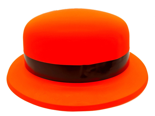 NEON PARTİSİ TURUNCU RENK MELON PLASTİK PARTİ ŞAPKASI