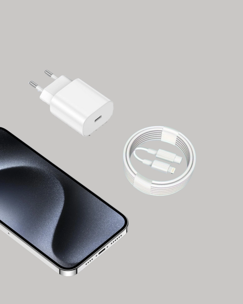 İOS UYUMLU 20W USB-C HIZLI ŞARJ CİHAZI TELEFON VE TABLET İÇİN