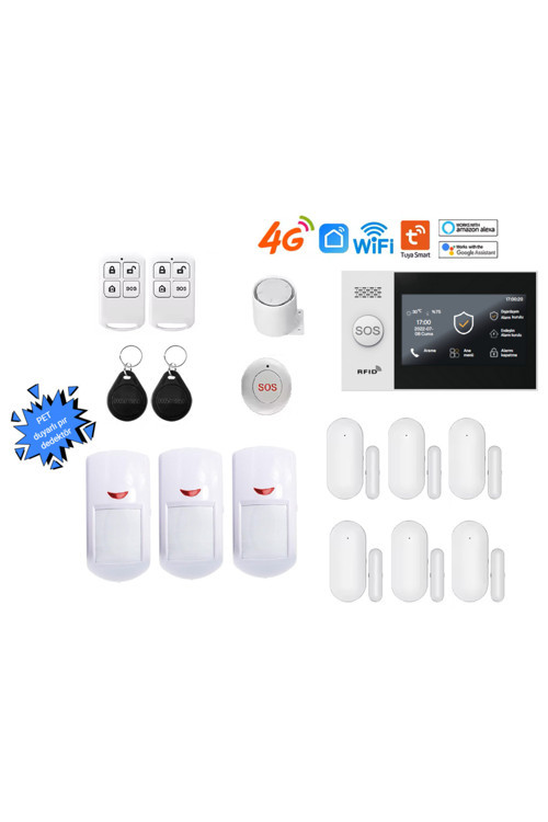 Pet Uyumlu Akıllı Güvenlik Alarm Sistemi – Ev Ve Iş Yeri