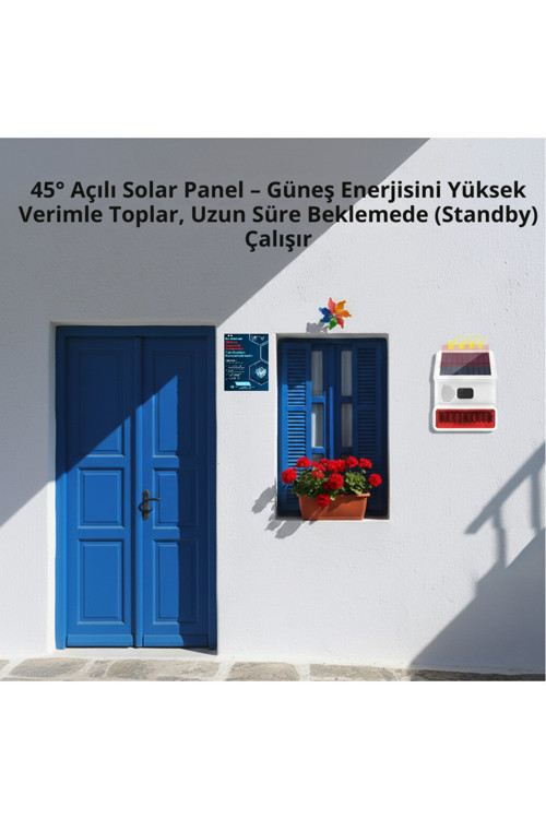 Akıllı Güvenlik Alarm Sistemi – Ekstra Plus Set (Güneş Enerjili Dış Mekan Sirenli)