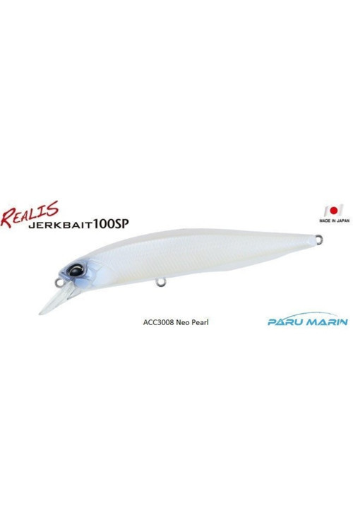 Realis Jerkbait 100sp Acc3008 / Neo Pearl