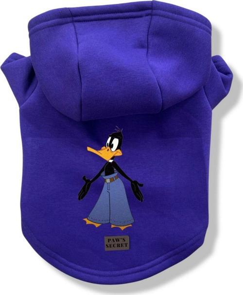 Köpek Kıyafeti Köpek Sweatshirt Hoodie Köpek Ürünleri Kedi Kıyafeti - Süper Daffy Duck XL