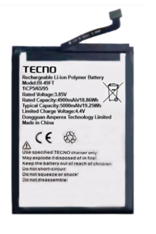 Tecno Spark 8c Batarya Pil (İthalatçı Garantili) BL-49FT