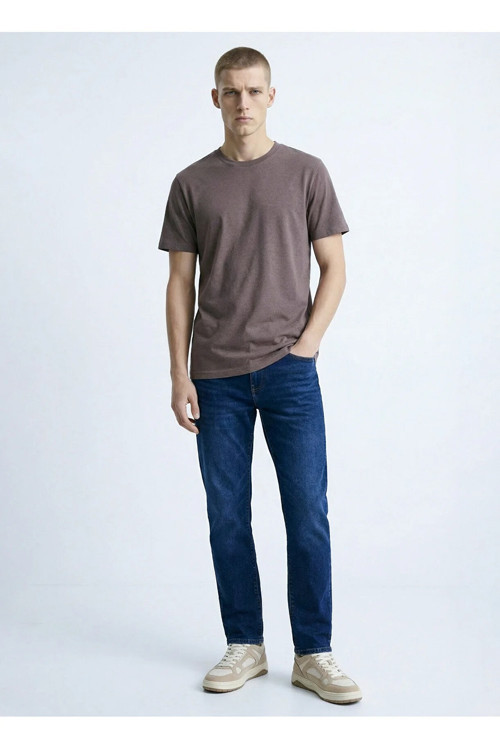 ONSMAX LIFE SS STITCH TEE NOOS Erkek Gri T-Shirt - 22025208
