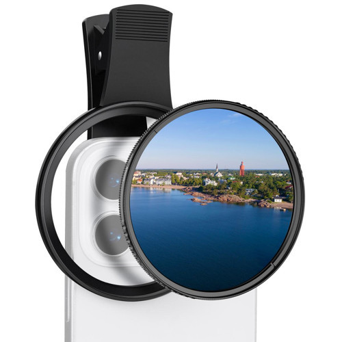 Klipsli 67mm CPL Filtre seti - Tüm telefonlar için