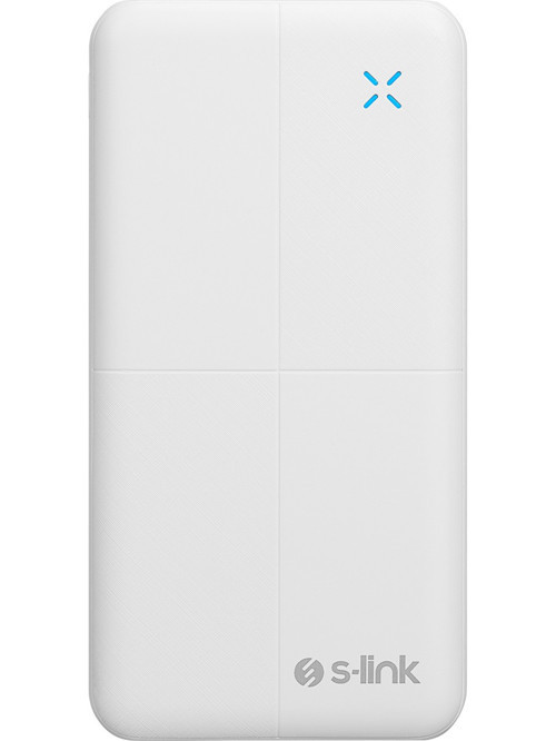 İp-G12N 10000Mah Micro+Usb+ Type-C Giriş+Çıkış Beyaz Taşınabilir Pil Şarj Cihazı Powerbank