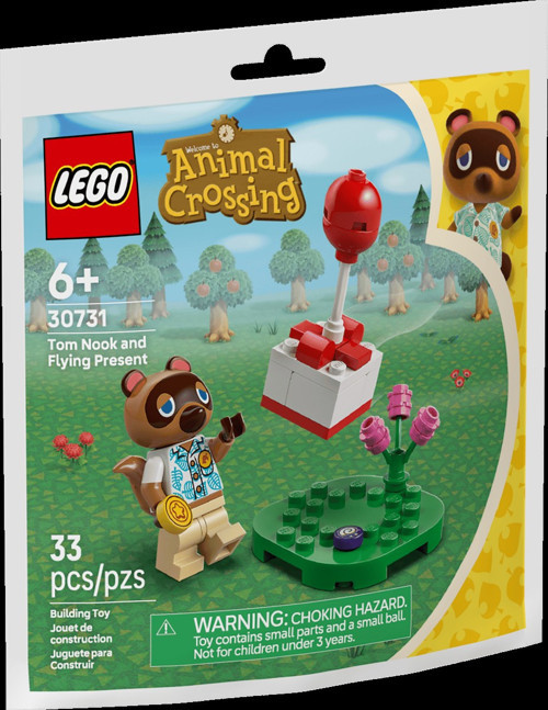 Animal Crossing Tom Nook And Flying Present 30731