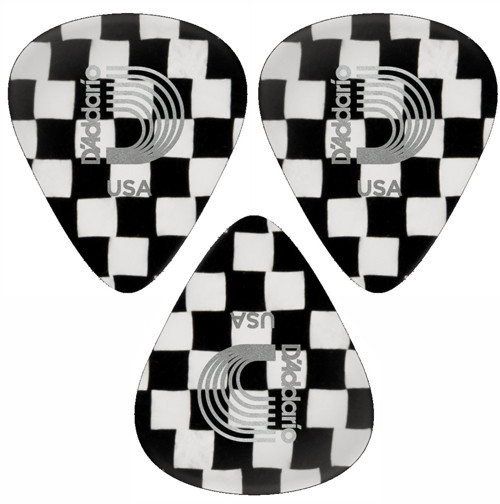 1CCB4 Gitar Penası 3 Adet 0,70 Mm. Dama Checkerboard