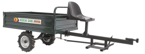 KRM-200 Damperli Çapa Makinesi Römorku