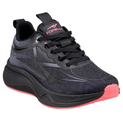 90034-G Fortelaz Siyah Kadın Comfort Spor Ayakkabı