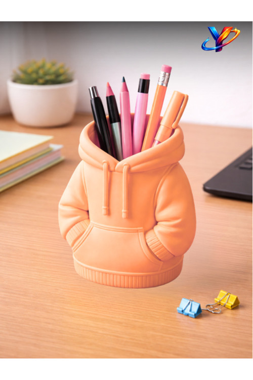 Sweatshirt Tasarımlı Kalemlik –3D Baskı Dekoratif Masaüstü Kalem Tutucu
