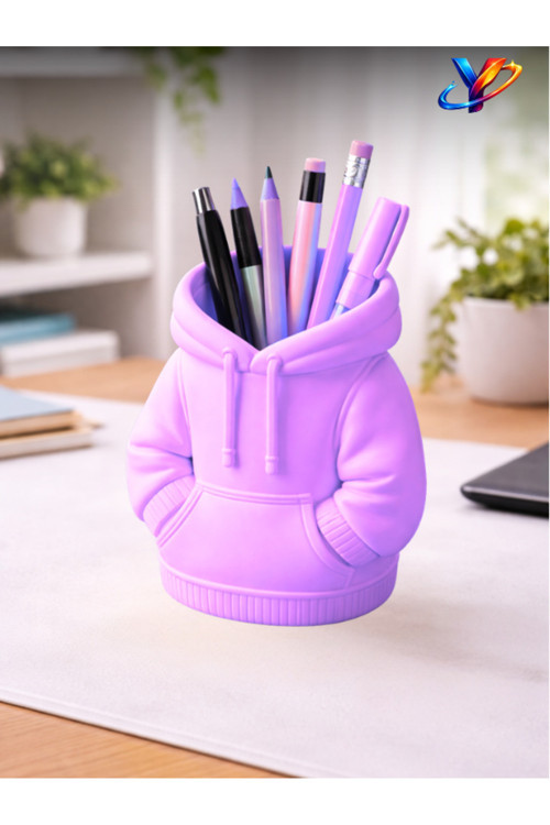 Sweatshirt Tasarımlı Kalemlik –3D Baskı Dekoratif Masaüstü Kalem Tutucu