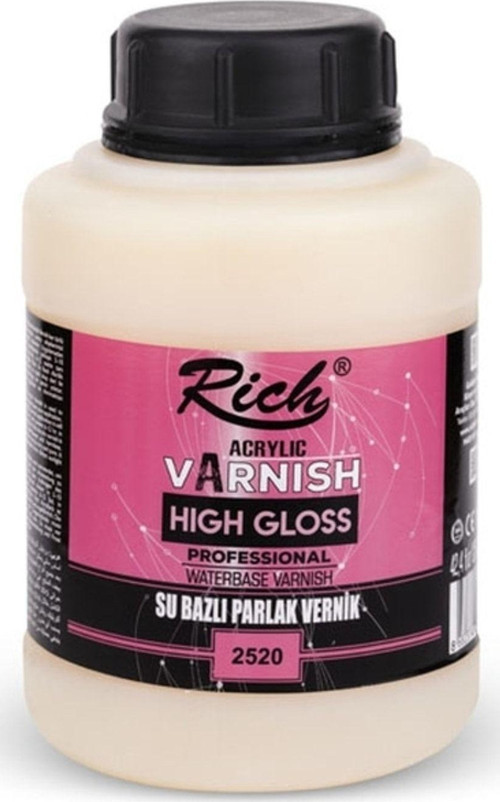 Hıgh Gloss Su Bazlı Parlak Vernik 1250 Cc