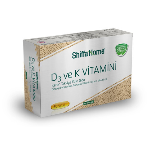 D3 ve K2 Vitamini 1340 mg Softjel