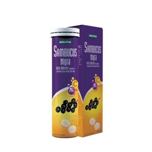 Sambucus Nigra (Kara Mürver) Efervesan 20 Tablet