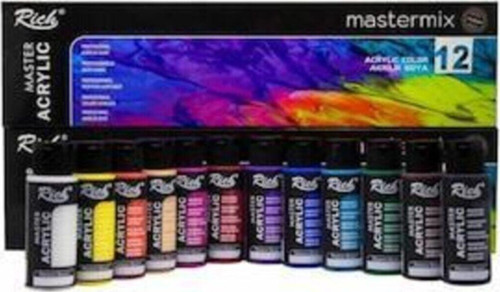 Mastermix 12'li Akrilik Boya 60 Cc