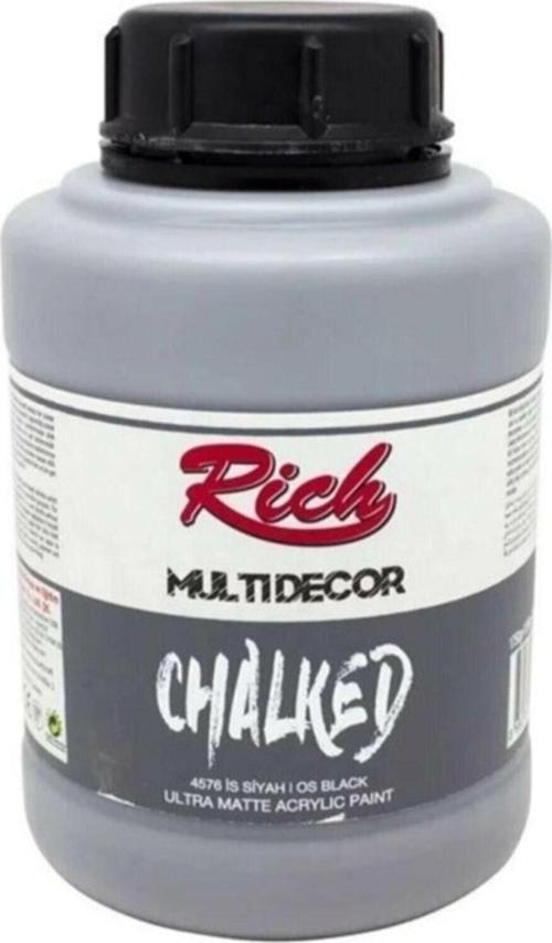 Multi Decor Chalked Akrilik Boya 1750ml 4576 Is Siyah
