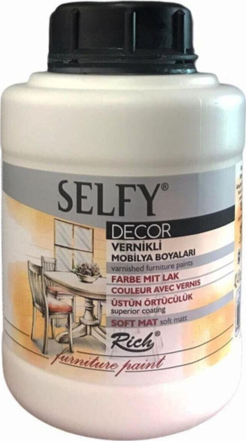 Selfy Decor Vernikli Boya 1250 Cc Beyaz