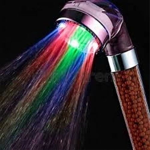 LED IŞIKLI BANYO DUŞ BAŞLIĞI SU TASARRUFLU DUŞ FISKİYESİ -PİL VEYA ELEKTRİK GEREKMEZ.