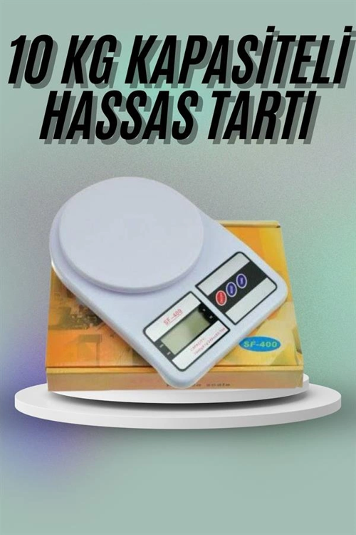 MUTFAK TARTISI DİJİTAL GÖSTERGELİ HASSAS TARTI 10 KG KAPASİTELİ