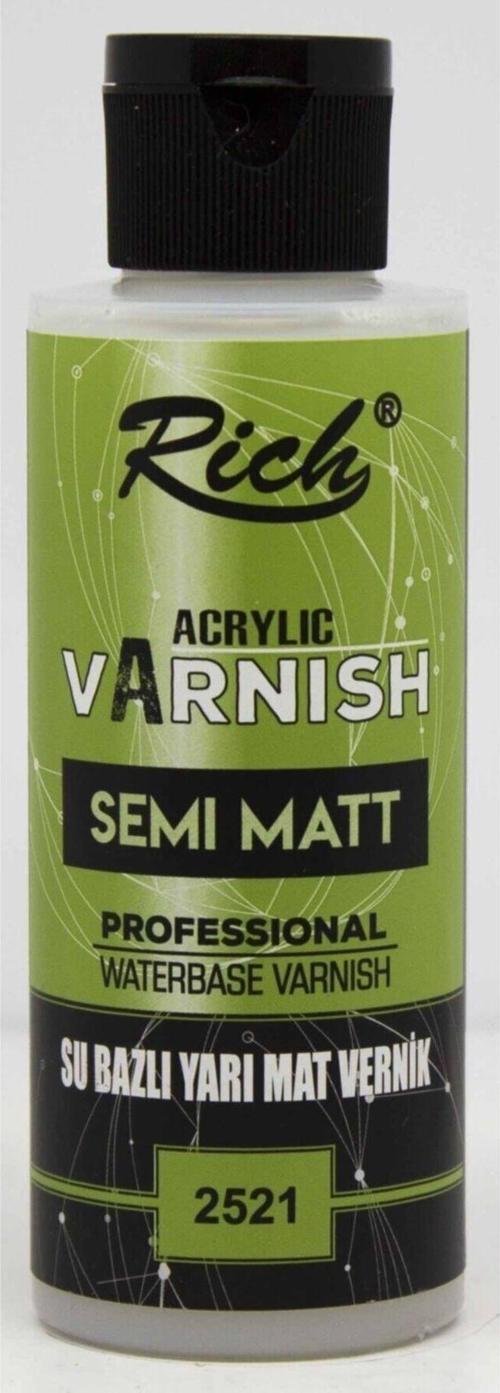 Su Bazlı Yarı Mat Vernik 130 Ml
