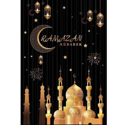 RAMAZAN METALİZE PERDE SÜS