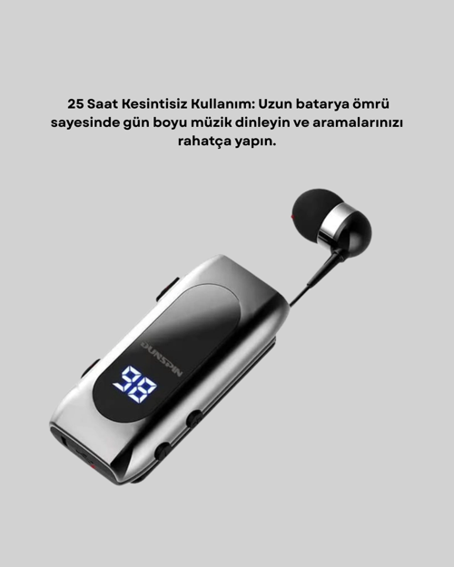 DS-F210 KABLOSUZ KULAKLIK – 25 SAAT KULLANIM & HIZLI ŞARJ