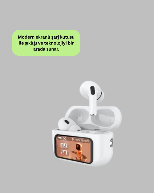DOKUNMATİK KONTROLLÜ GÜRÜLTÜ ÖNLEYİCİ BLUETOOTH KULAKLIK ŞARJ GÖSTERGELİ