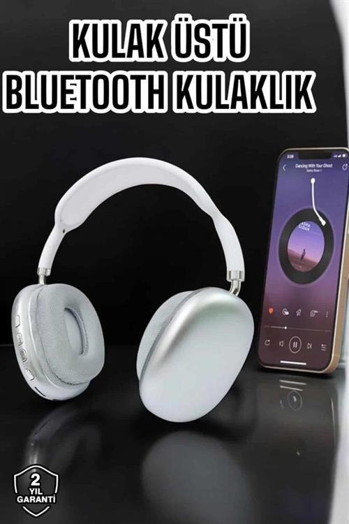 P9 PLUS KABLOSUZ KULAK ÜSTÜ BLUETOOTH KULAKLIK BEYAZ MİKROFONLU KULAKÜSTÜ KABLOSUZ KULAKLIK