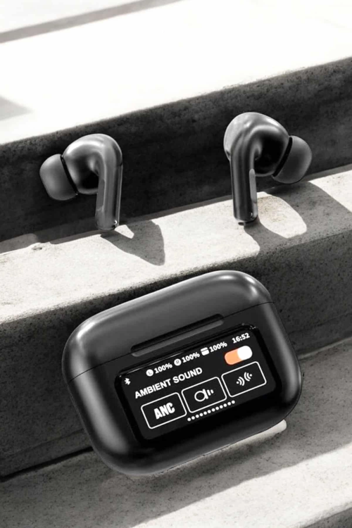 KABLOSUZ BLUETOOTH KULAKLIK EKRANLI UZUN ŞARJ SÜRELİ ANC DESTEKLİ